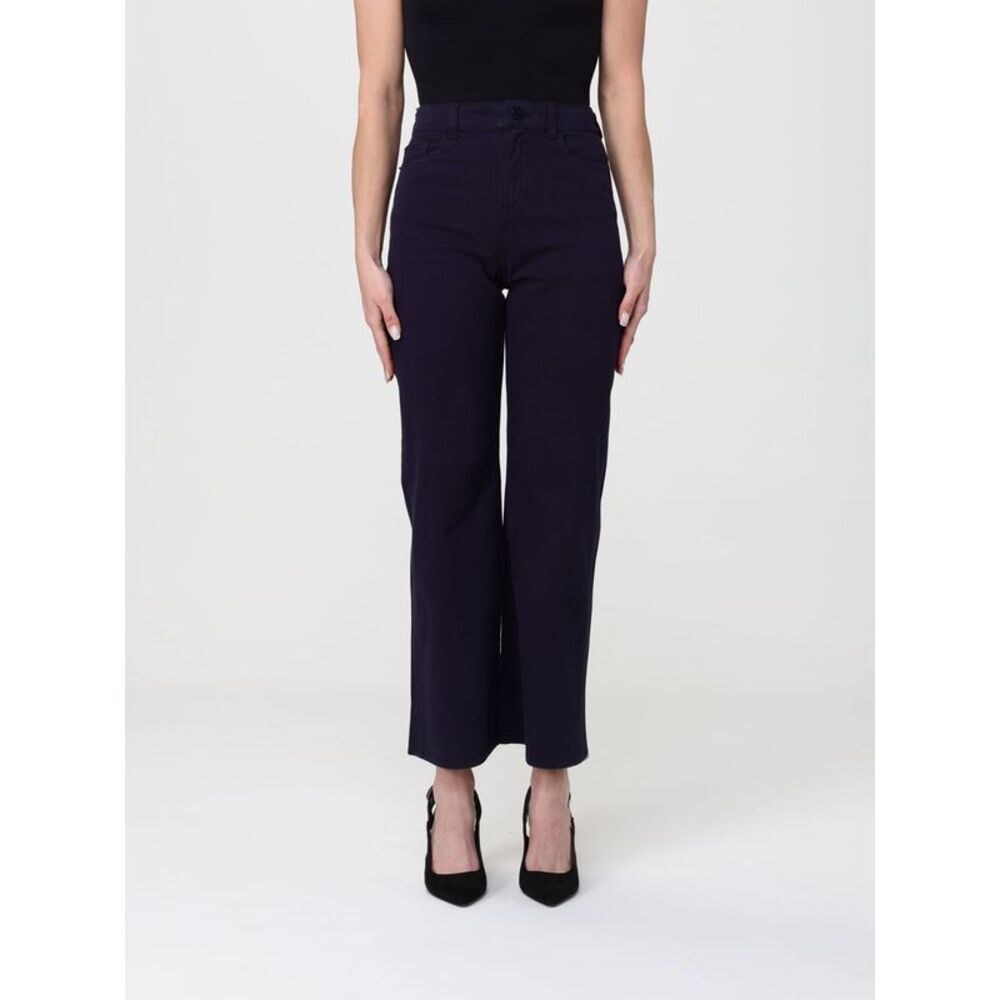 Emporio Armani Women Cotton Denim Cropped Jeans Emporio Armani